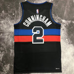 Camiseta NBA Detroit Pistons – CUNNINGHAM #2 – negra - vista 2
