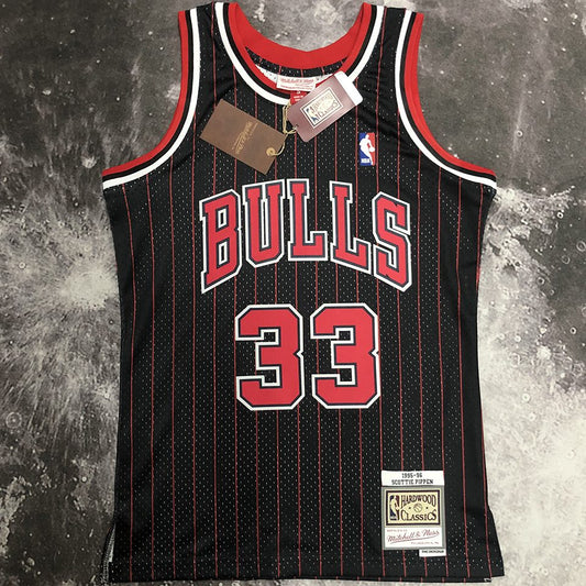 Camiseta NBA retro Chicago Bulls – PIPPEN #33 – Retro · negra · 1997/98 - vista 1