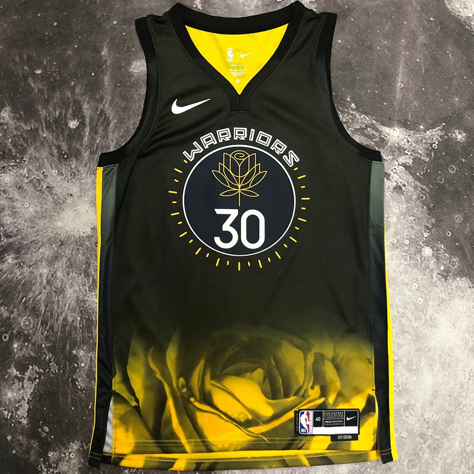 Camiseta NBA Golden State Warriors – CURRY #30 – City Edition · negra - vista 1