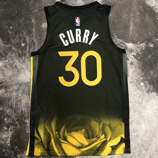 Camiseta NBA Golden State Warriors – CURRY #30 – City Edition · negra - vista 2
