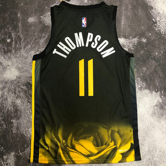 Camiseta NBA Golden State Warriors – THOMPSON #11 – City Edition · negra - vista 2