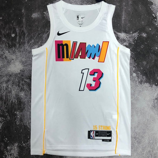 Camiseta NBA Miami Heat – ADERAYO #13 – blanca - vista 1