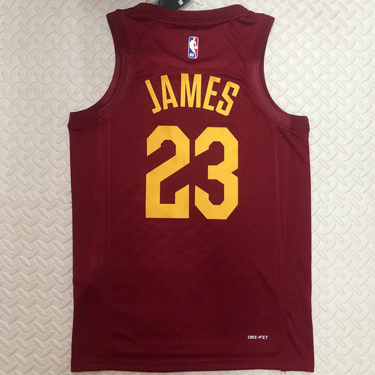 Camiseta NBA Cleveland Cavaliers – JAMES #23 – blanca - vista 2