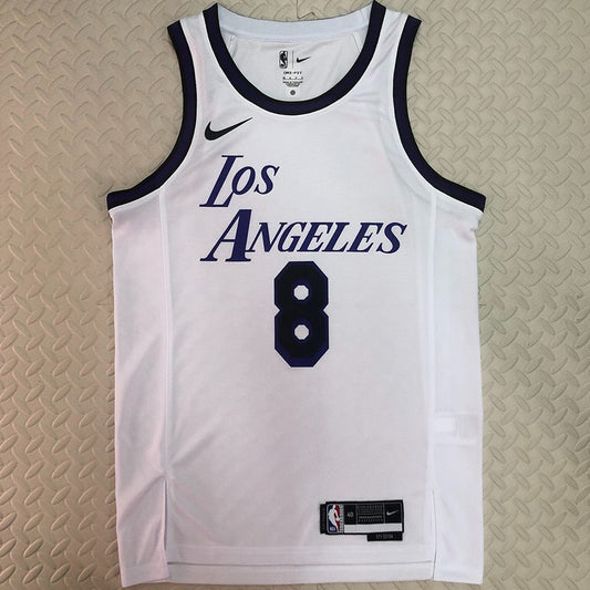 Camiseta NBA Los Angeles Lakers – BRYANT #8 – City Edition · blanca - vista 1
