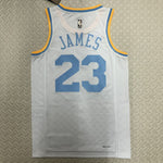 Camiseta NBA retro Los Angeles Lakers – JAMES #23 – Retro · blanca · 2022/23 - vista 2
