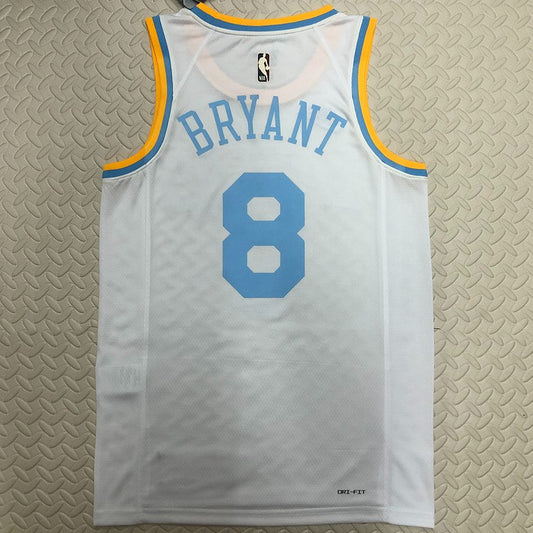Camiseta NBA retro Los Angeles Lakers – BRYANT #8 – Retro · blanca · 2022/23 - vista 2