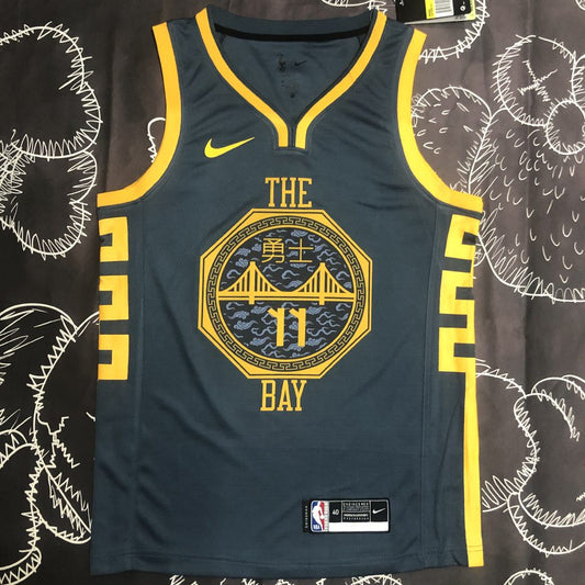 Camiseta NBA Golden State Warriors – THOMPSON #11 – negra - vista 1