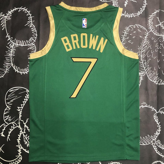Camiseta NBA Boston Celtics – BROWN #7 – City Edition · verde - vista 2