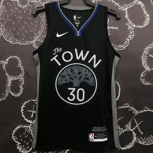 Camiseta NBA Golden State Warriors – CURRY #30 – negra - vista 1