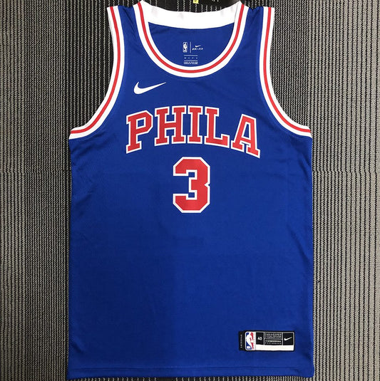 Camiseta NBA retro Philadelphia 76ers – IVERSON #3 – Retro · azul - vista 1
