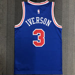 Camiseta NBA retro Philadelphia 76ers – IVERSON #3 – Retro · azul - vista 2