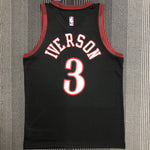 Camiseta NBA retro Philadelphia 76ers – IVERSON #3 – Retro · negra - vista 2