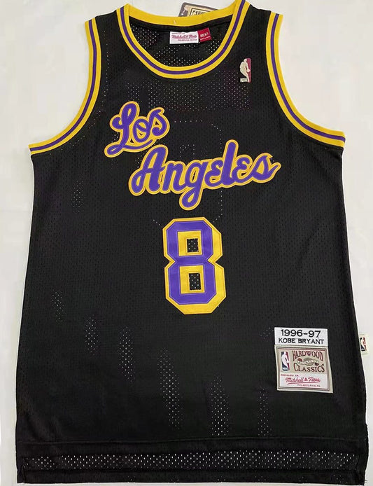 Camiseta NBA retro Los Angeles Lakers – B #8 – Retro · negra · 1996/97 - vista 1