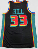 Camiseta NBA retro Detroit Pistons – HILL #33 – Retro · negra · 1998/99 - vista 2