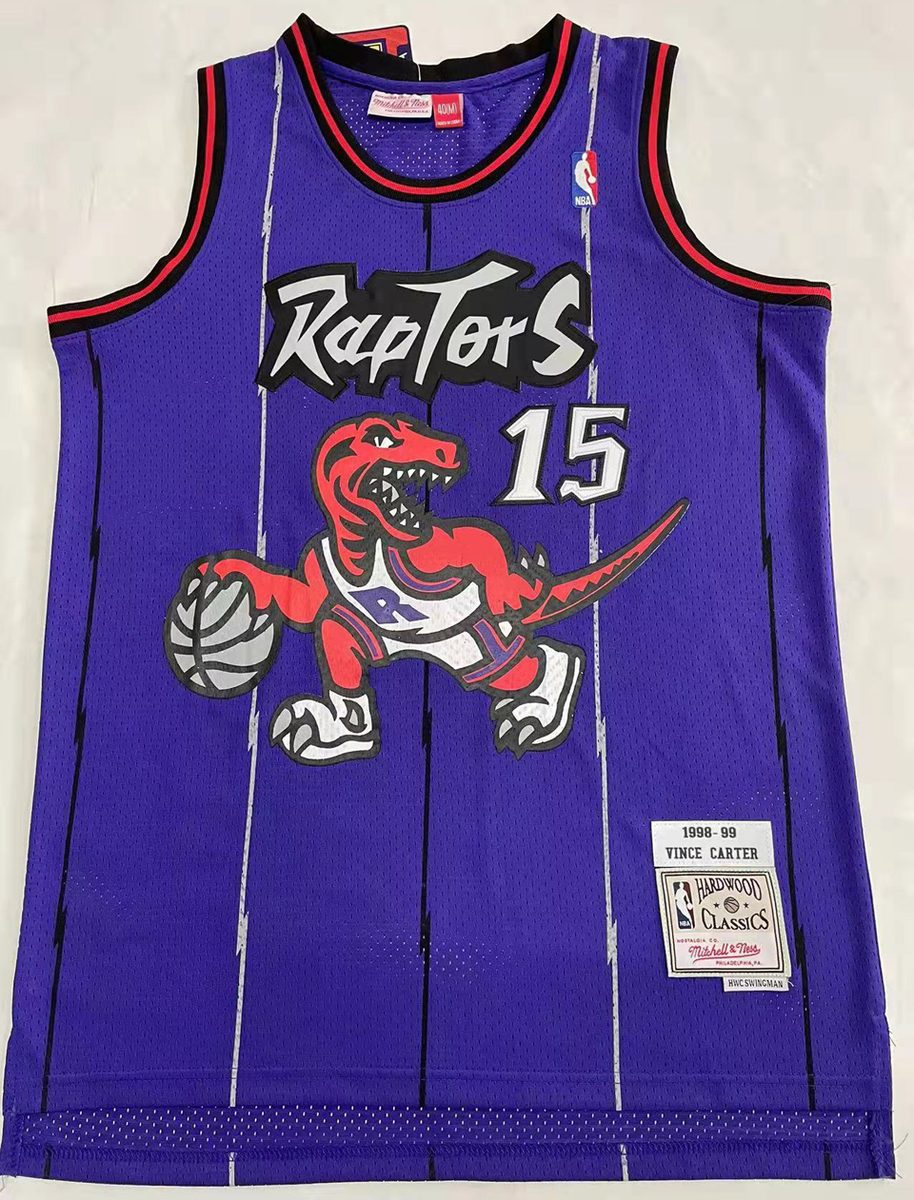 Camiseta NBA retro Toronto Raptors – CARTER #15 – Retro · morada · 1998/99 - vista 1