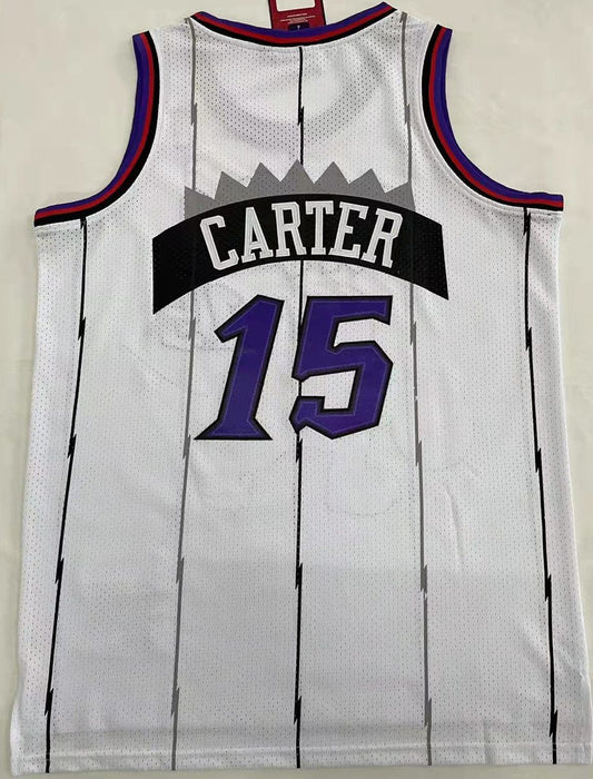 Camiseta NBA retro Toronto Raptors – CARTER #15 – Retro · blanca · 1998/99 - vista 2