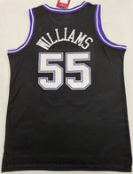 Camiseta NBA retro Sacramento Kings – WILLIAMS #55 – Retro · negra · 1998/99 - vista 2