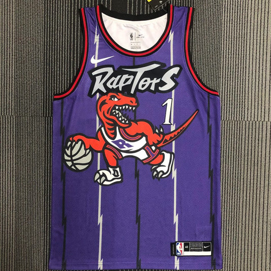 Camiseta NBA retro Toronto Raptors – GRADY #1 – Retro · morada - vista 1