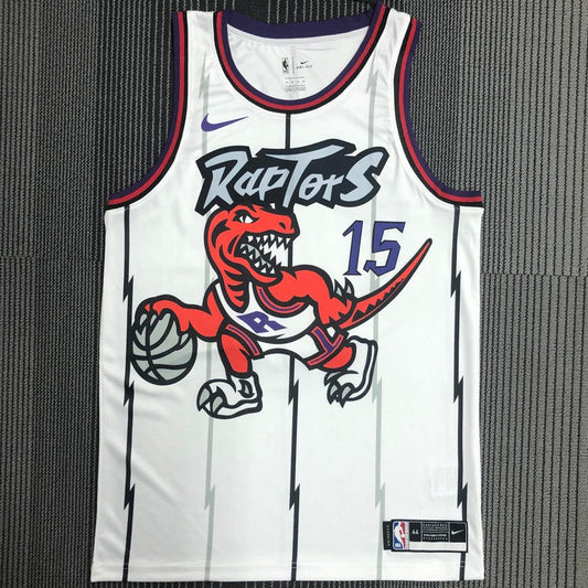 Camiseta NBA retro Toronto Raptors – CARTER #15 – Retro · blanca - vista 1