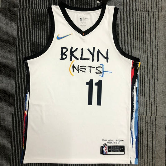 Camiseta NBA Brooklyn Nets – IRVING #11 – City Edition · blanca · 2021 - vista 1