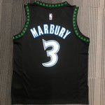 Camiseta NBA retro Minnesota Timberwolves – MARBURY #3 – Retro · negra · 2018 - vista 2