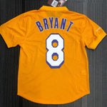 Camiseta NBA retro Los Angeles Lakers – BRYANT #8 – Retro · amarilla - vista 2