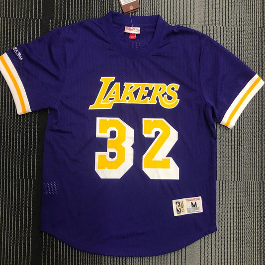 Camiseta NBA retro Los Angeles Lakers – JOHNSON #32 – Retro · morada - vista 1