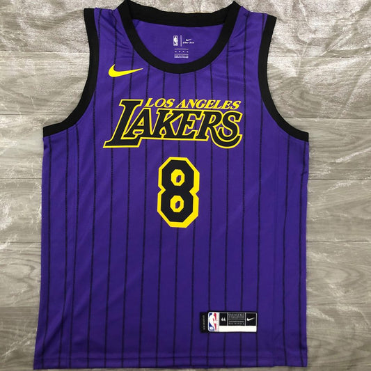 Camiseta NBA Los Angeles Lakers – BRYANT #8 – morada · 2018 - vista 1