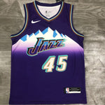 Camiseta NBA retro Utah Jazz – MITCHELL #45 – morada - vista 1