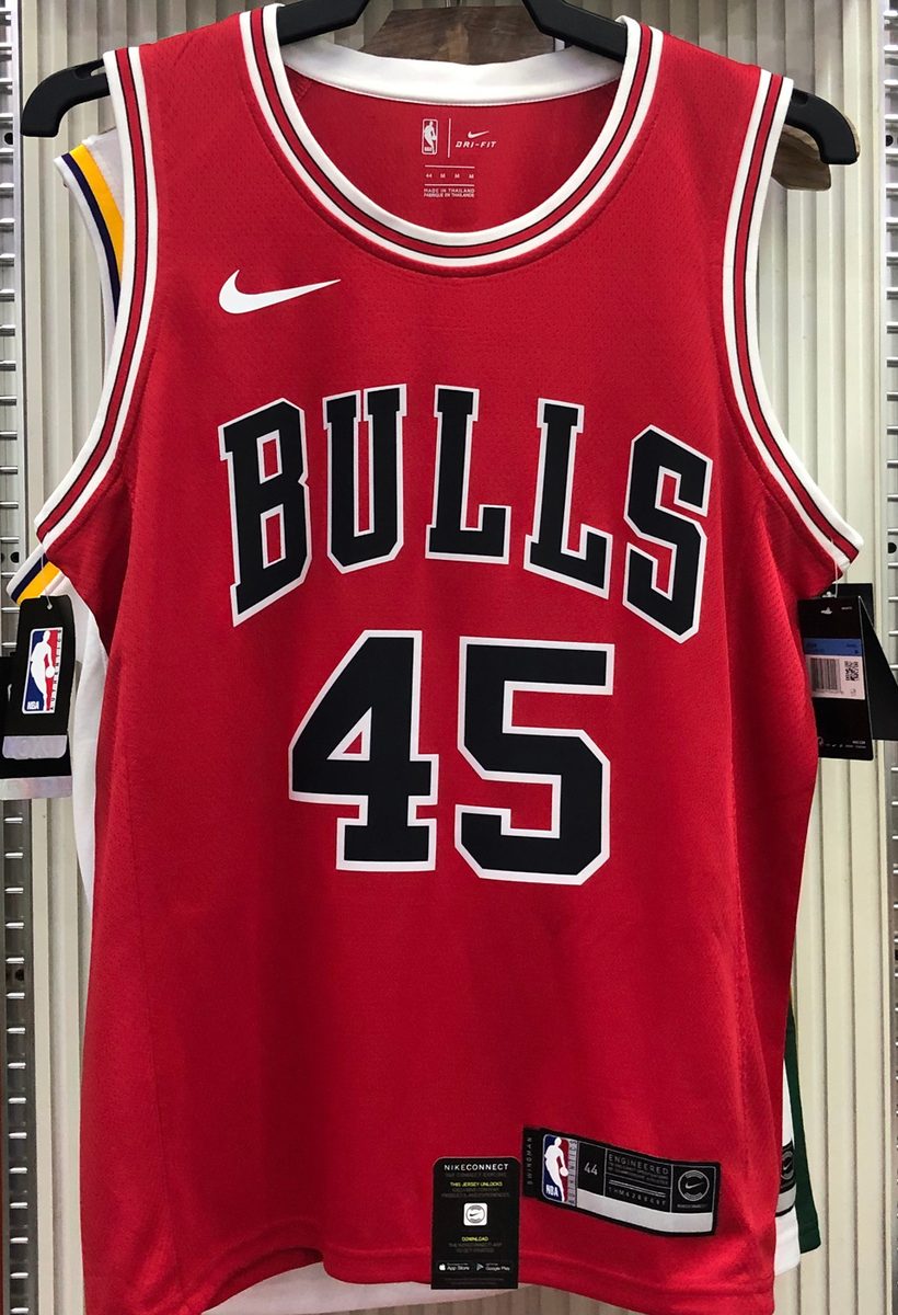 Camiseta NBA Chicago Bulls – JDRDAN #45 – roja - vista 1