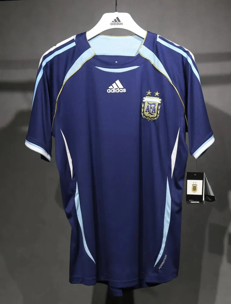 Selección de Argentina Retro Versión Jugador 2006 Visitante