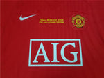Manchester United Local Retro 2007 Manga larga Red