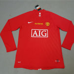 Manchester United Local Retro 2007 Manga larga Red