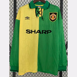 Manchester United Visitante Retro 1992 Manga larga