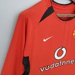 Manchester United Local Retro 2002 Manga larga