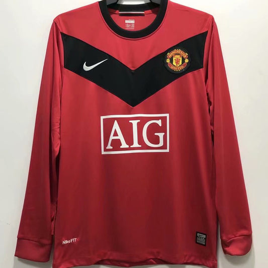 Manchester United Local Retro 2009 Manga larga
