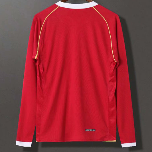 Manchester United Local Retro 2006 Manga larga (2)