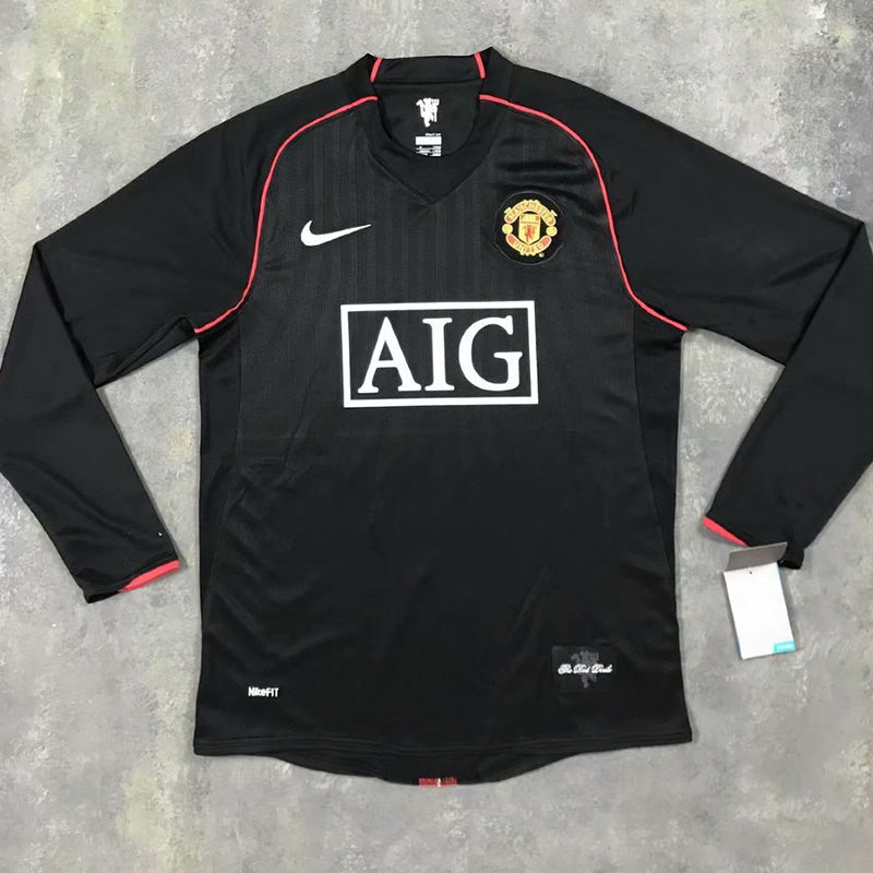 Manchester United Visitante Retro 2007 Manga larga
