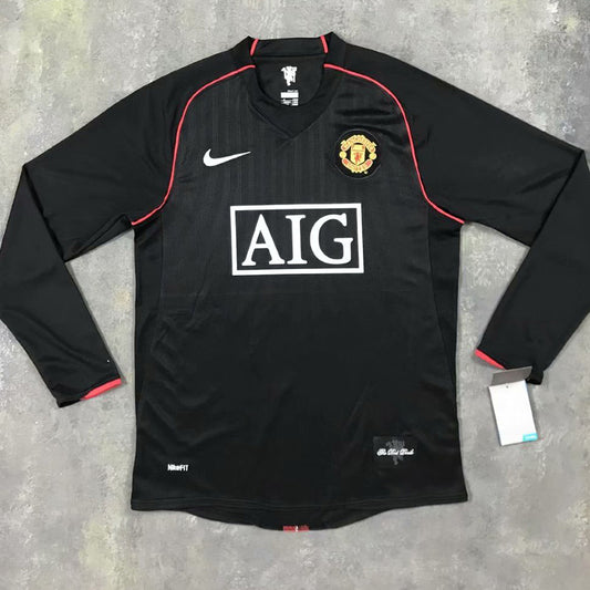 Manchester United Visitante Retro 2007 Manga larga