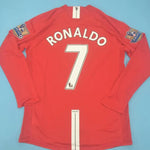Manchester United Local Retro 2007 Manga larga
