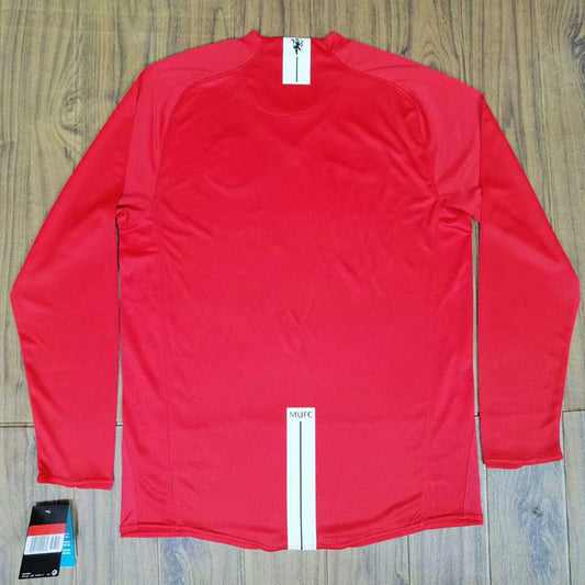 Manchester United Local Retro 2007 Manga larga