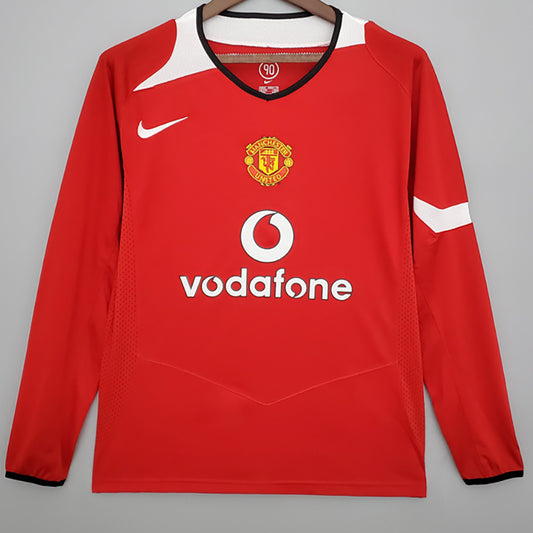 Manchester United Local Retro 2005 Manga larga
