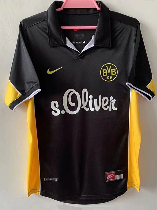 Borussia Dortmund Retro 1998 (Visitante Negra)