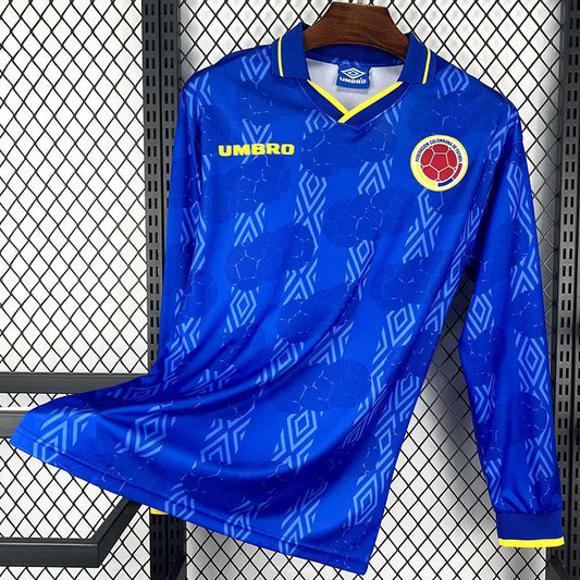 Selección de Colombia Retro 1994 Visitante Manga Larga