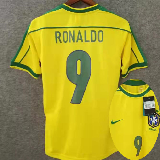 Selección de Brasil Retro 1998 Ronaldo #9 (Edición Especial)