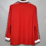 Manchester United Local Retro 1998 Manga larga