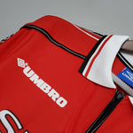 Manchester United Local Retro 1998 Manga larga