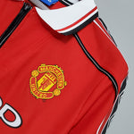 Manchester United Local Retro 1998 Manga larga