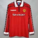 Manchester United Local Retro 1998 Manga larga