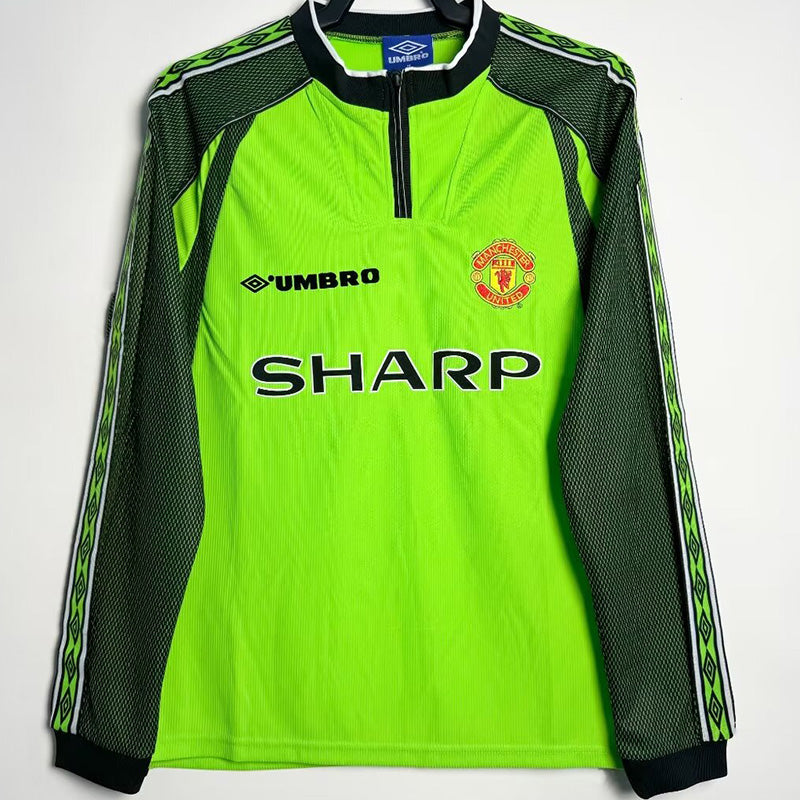 Manchester United Portero Retro 1998 Manga larga